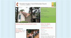 Desktop Screenshot of glendaleheightsumc.org